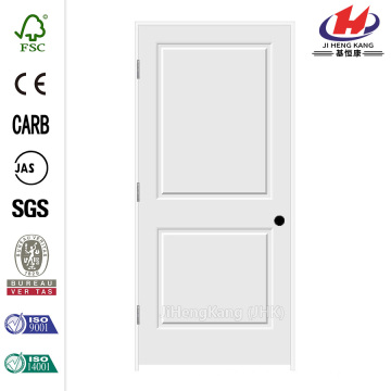 36 in. x 80 in. C2020 Primed 2-Panel Solid Core Premium Composite Single Prehung Interior Door